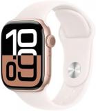 Apple Watch Series 10 GPS 42 mm Smartwatch with Rose Gold Aluminium Case with Light Blush Sport Band...