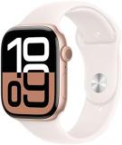 Apple Watch Series 10 GPS 46 mm Smartwatch with Rose Gold Aluminium Case with Light Blush Sport Band...