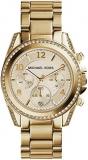 Michael Kors Women's Watch BLAIR, 39mm Case Size, Quartz Chronograph Movement, Stainless Steel Strap